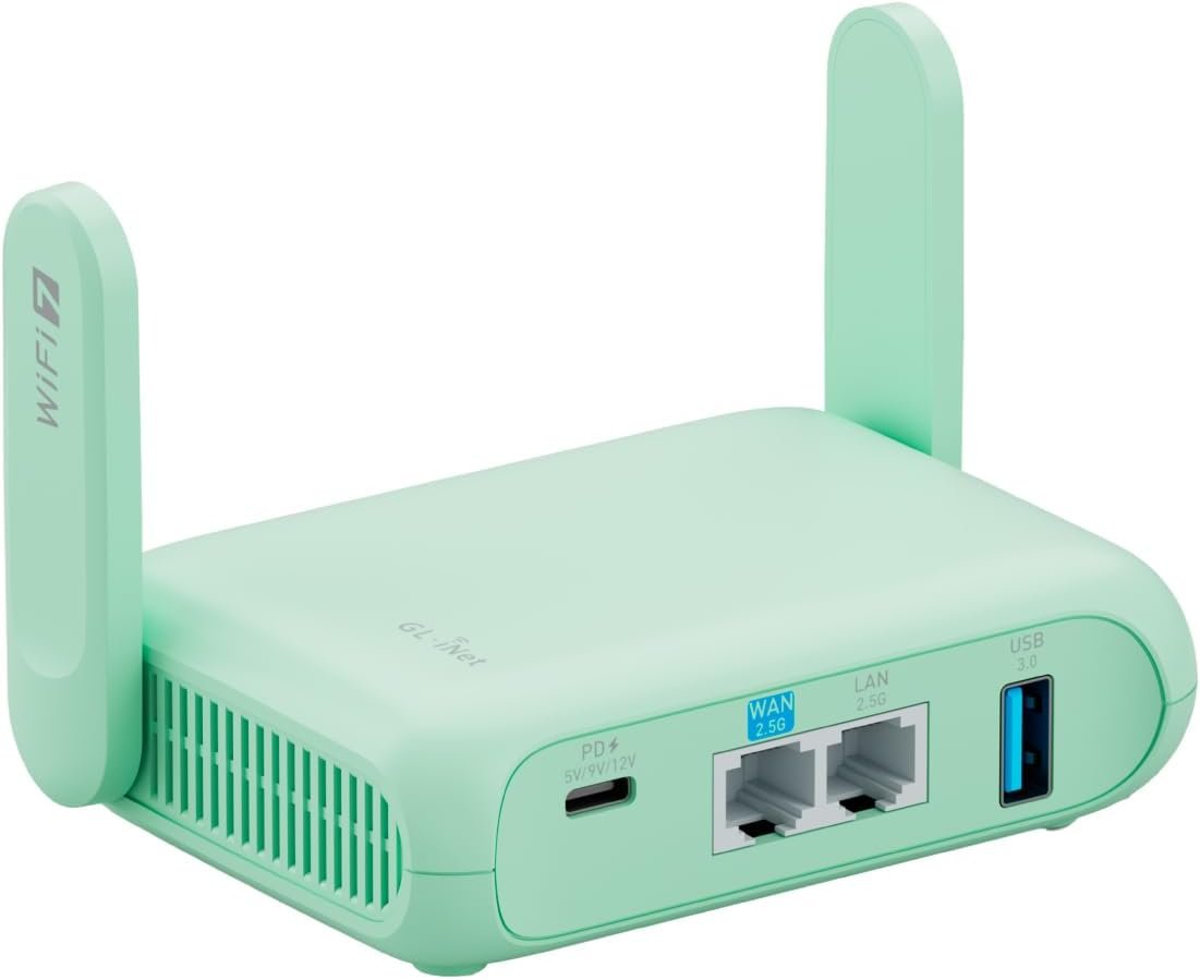 GL.iNet GL-MT3600BE Beryl 7 Dual-Band Wi-Fi 7 Travel Router - Image 2
