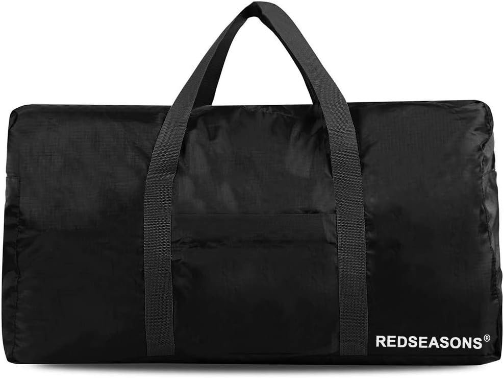 REDSEASONS Extra Large Duffle Bag Lightweight, 96L Travel Duffle Bag Foldable for Men Women, Black - Image 2