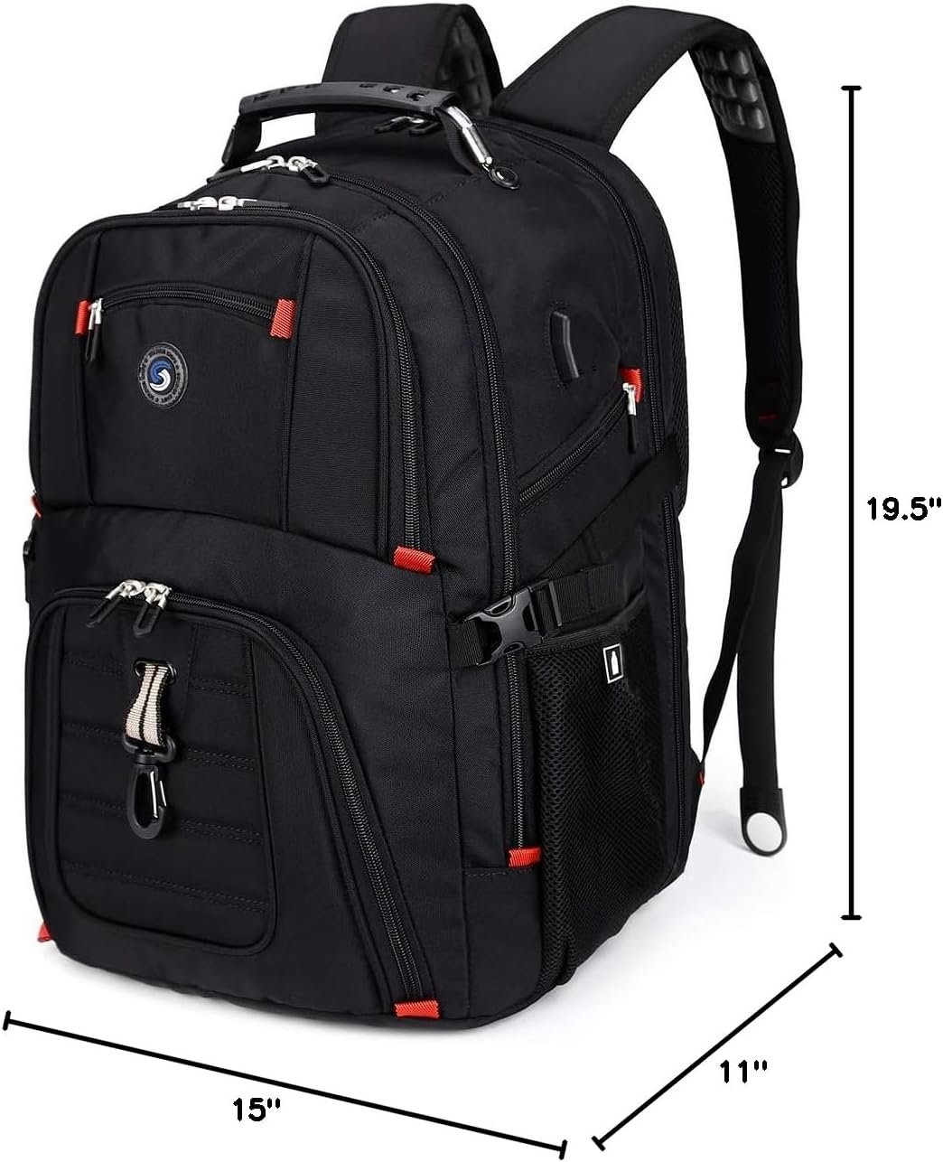 SHRRADOO Extra Large Travel Laptop Backpack for Men, Work College Backpacks - Image 8